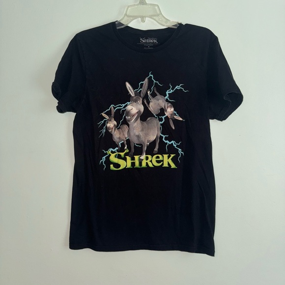 Dreamworks Other - Shrek Black Graphic T-Shirt (M)
